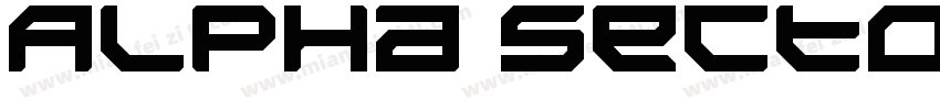 Alpha Sector字体转换